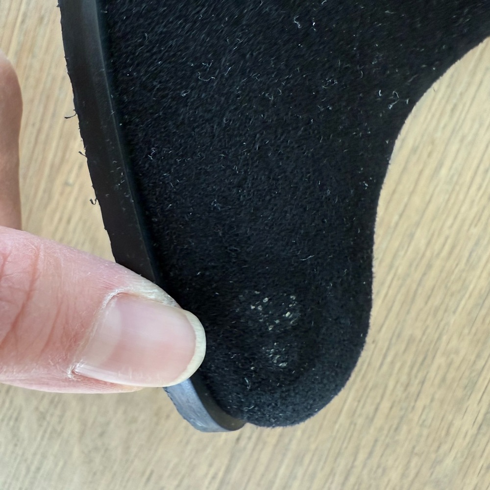 Stuart Weitzman Highlands boots - black suede - Picture 6 of 8